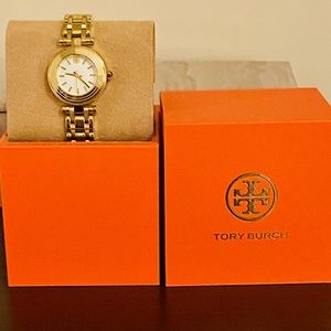 Tory Burch Gold Tone Ladies Watch